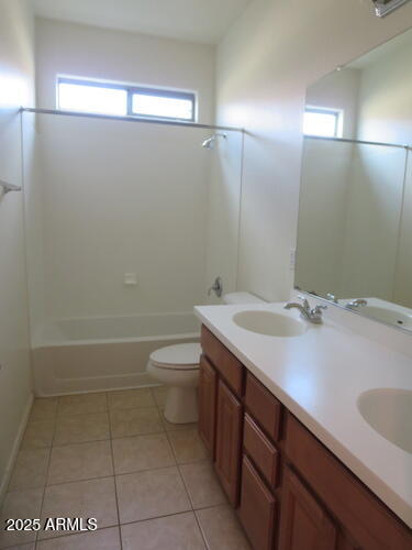 7120 South 68th Avenue Laveen, AZ 85339 - Photo 14 of 17 a bathroom with a sink a toilet and mirror