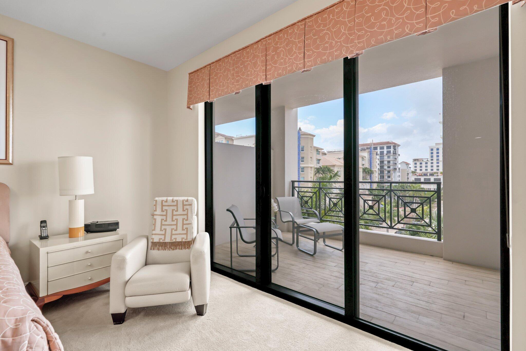 200 East Palmetto Park Road, Unit 607 Boca Raton, FL 33432 - Photo 25 of 54 Outdoor Access to Covered Balcony