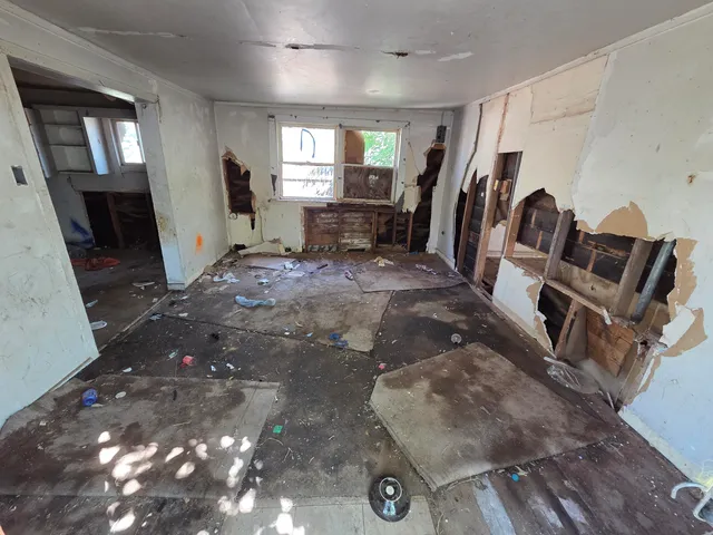 a view of empty room