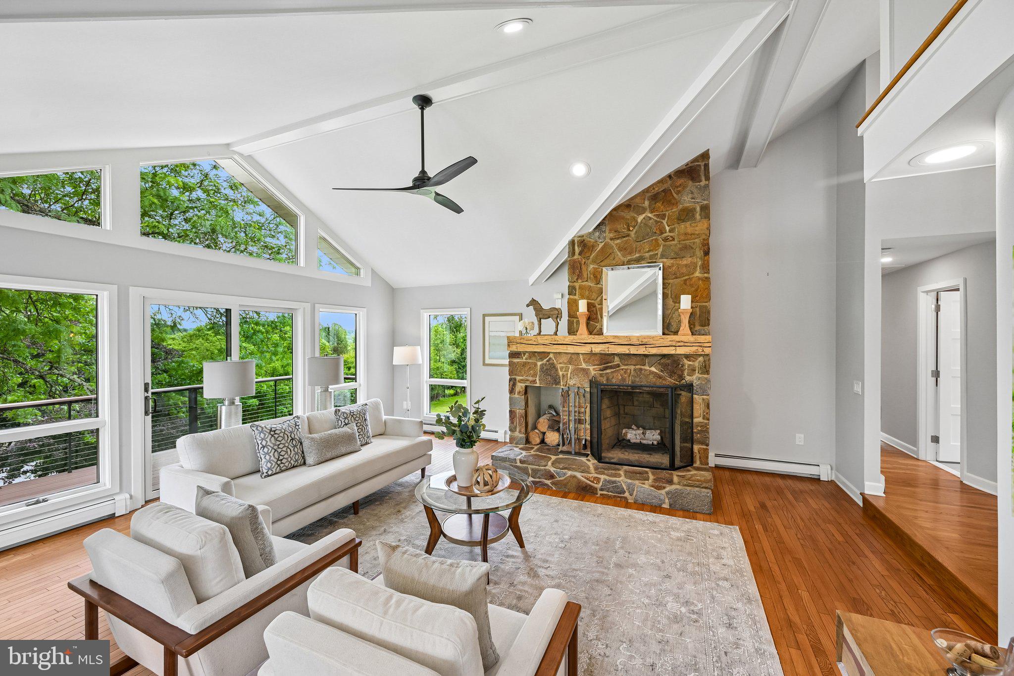989 Delchester Road Newtown Square, PA 19073 - Photo 11 of 67 Family Room with access to the deck