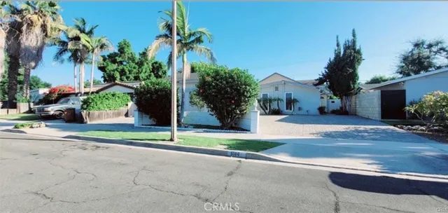 front view of a house with a street