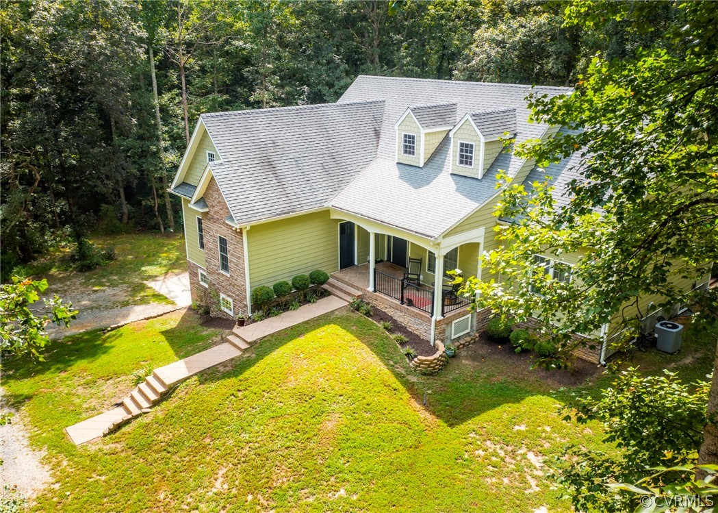 529 Brandywine Road Manquin, VA 23106 - Photo 2 of 50 a aerial view of a house with swimming pool