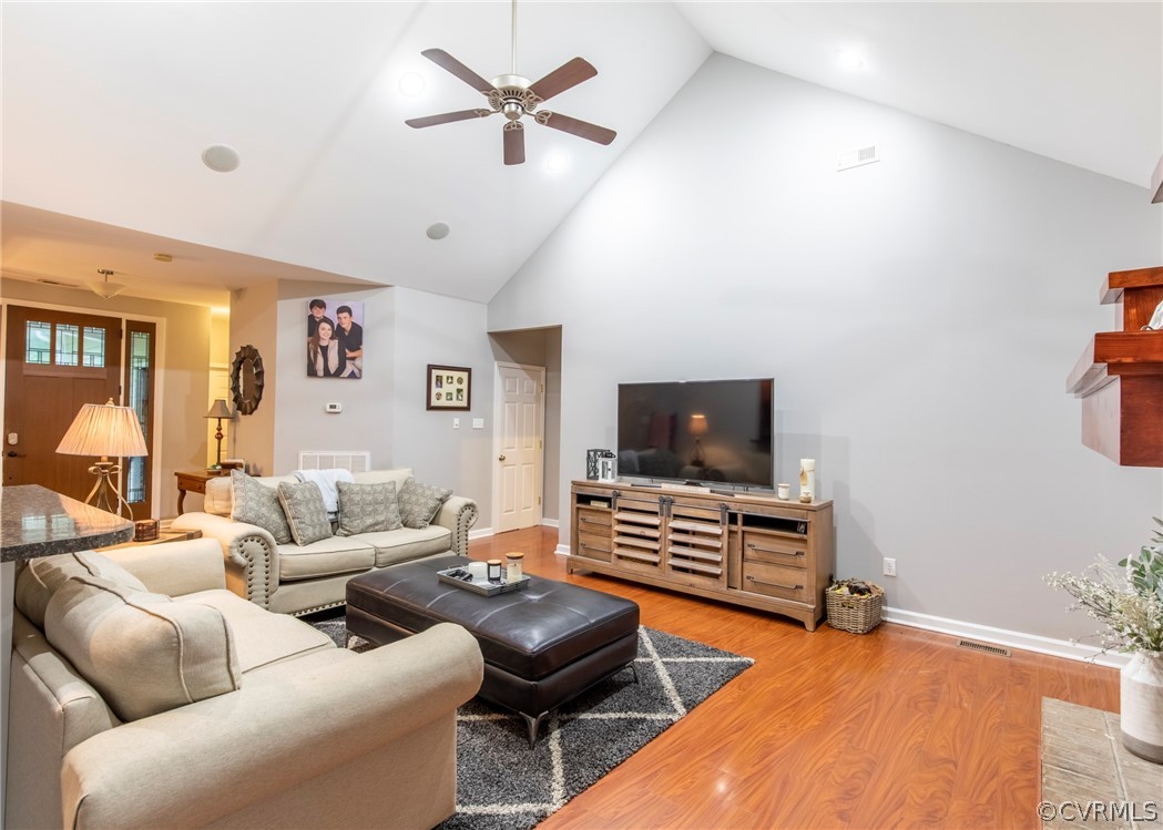 529 Brandywine Road Manquin, VA 23106 - Photo 8 of 50 a living room with furniture and a flat screen tv