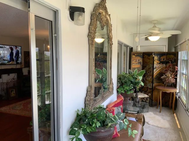 a view of a couch in a living room