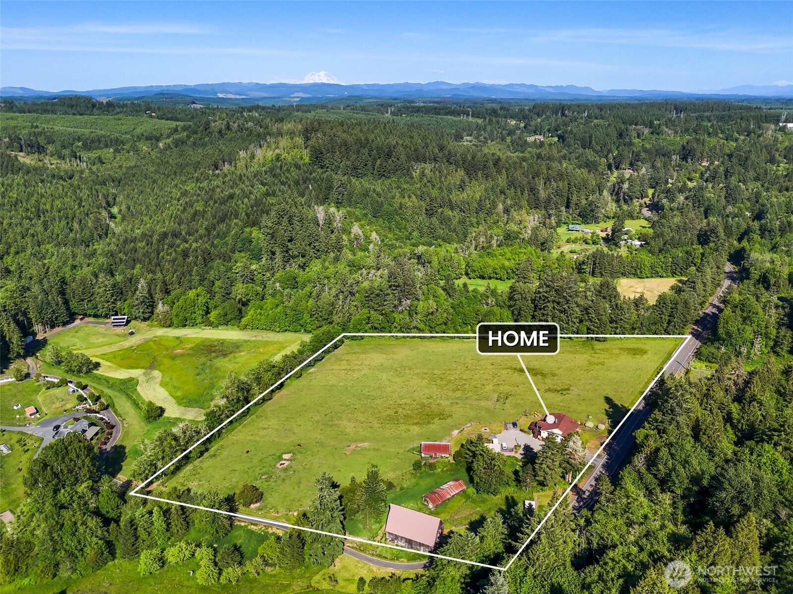 735 Coal Creek Road Chehalis, WA 98532 - Photo 38 of 39 a view of a tennis court