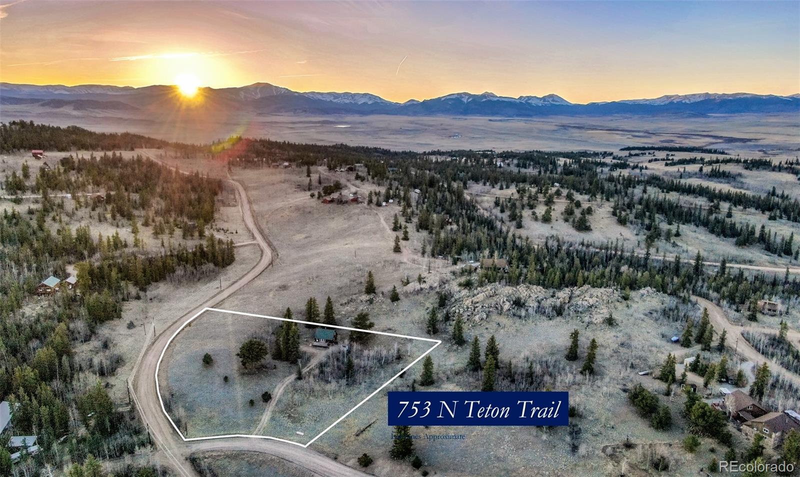 753 Teton Trail Como, CO 80456 - Photo 6 of 32 a view of city and mountain