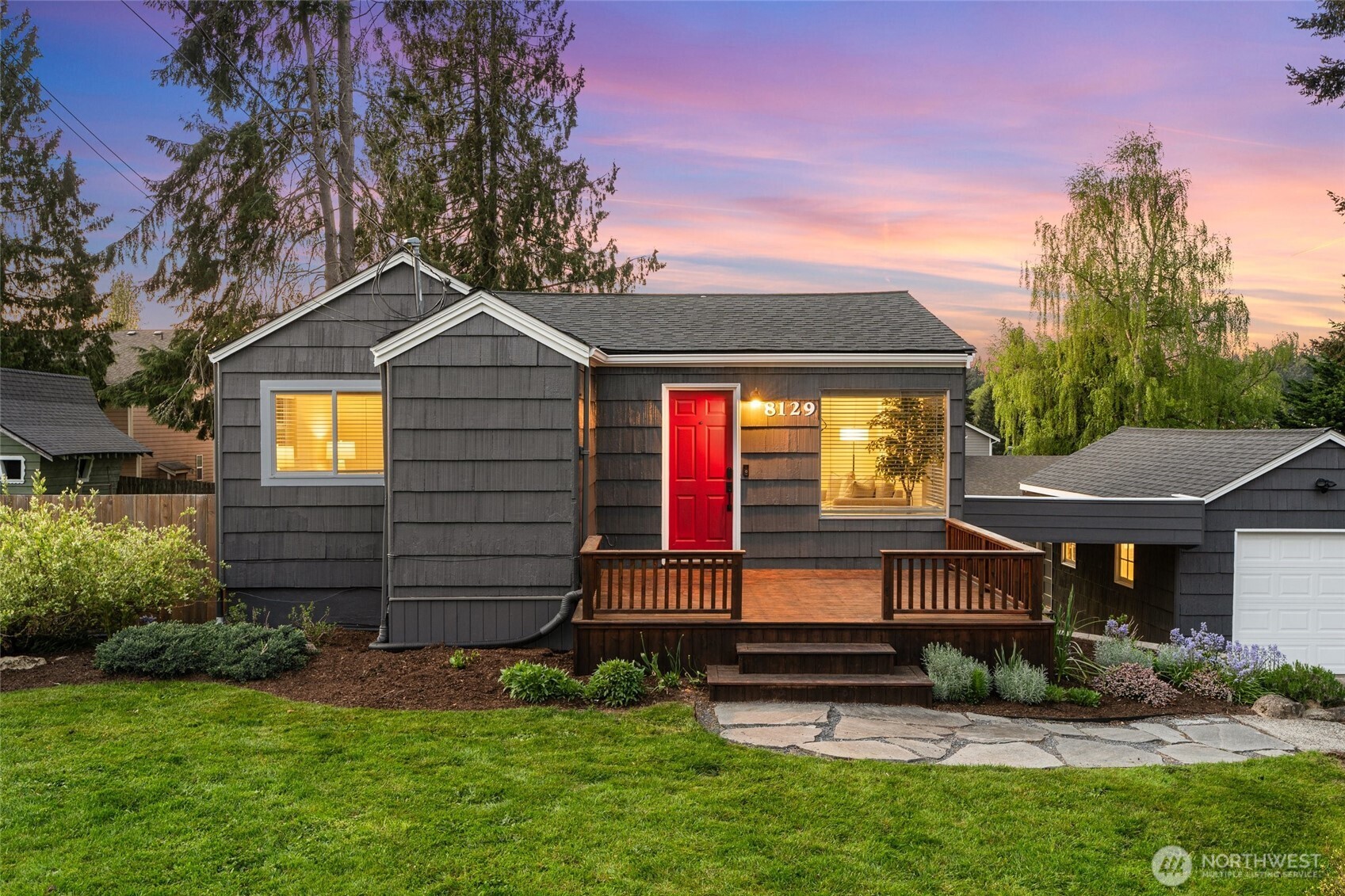 8129 224th Street Southwest Edmonds, WA 98026 - Photo 1 of 27 a front view of a house with a yard