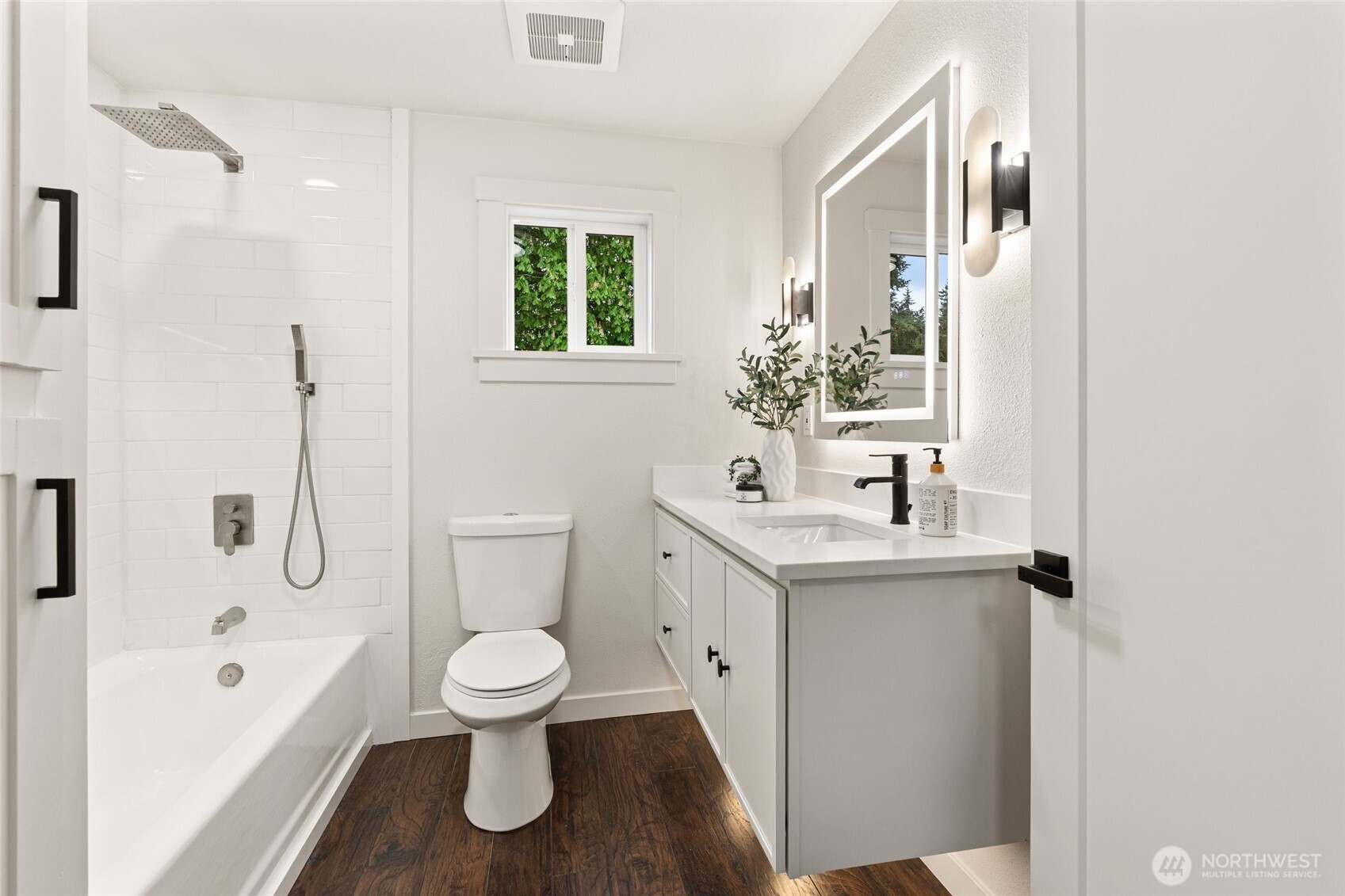 8129 224th Street Southwest Edmonds, WA 98026 - Photo 5 of 27 a bathroom with a sink toilet and shower