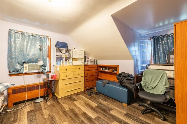 a room with furniture and a window