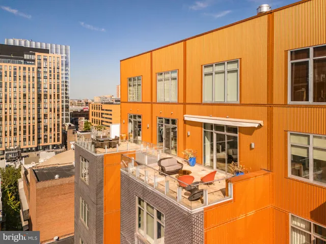 a view of a building with the terrace