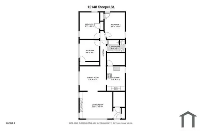 $155,000 | 12148 Stoepel Street, Detroit, MI 48204