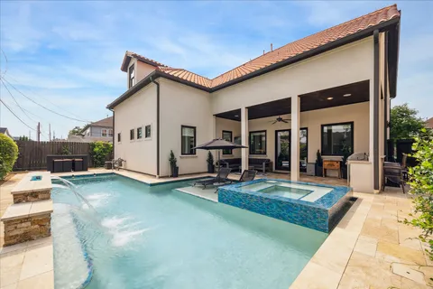 a view of a house with sitting area