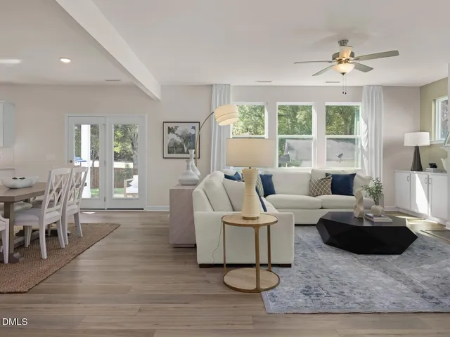 a room with table and chair