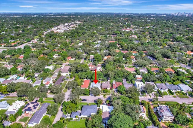 a view of city and mountain