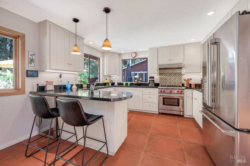 17600 Willow Creek Road Occidental, CA 95465 - Photo 19 of 79 Efficient Wolf range for the chef!