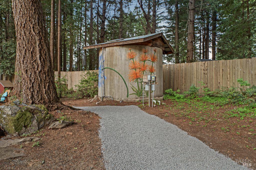 17600 Willow Creek Road Occidental, CA 95465 - Photo 58 of 79 8500 gallon water storage tank.