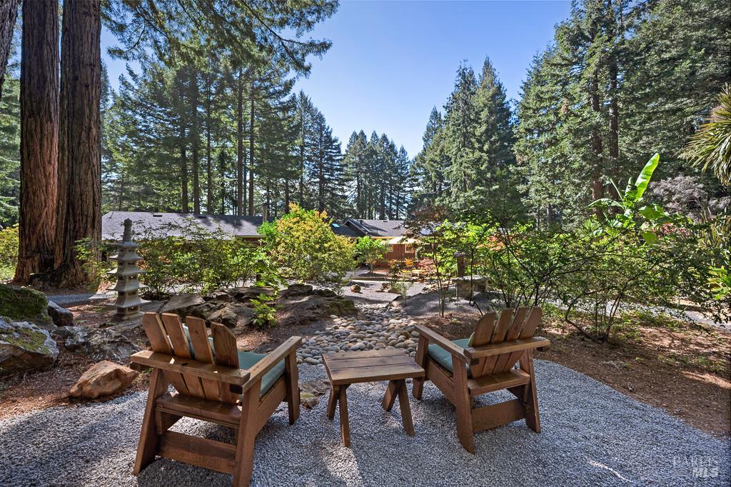 17600 Willow Creek Road Occidental, CA 95465 - Photo 59 of 79 Just another private sitting area for those quiet moments.