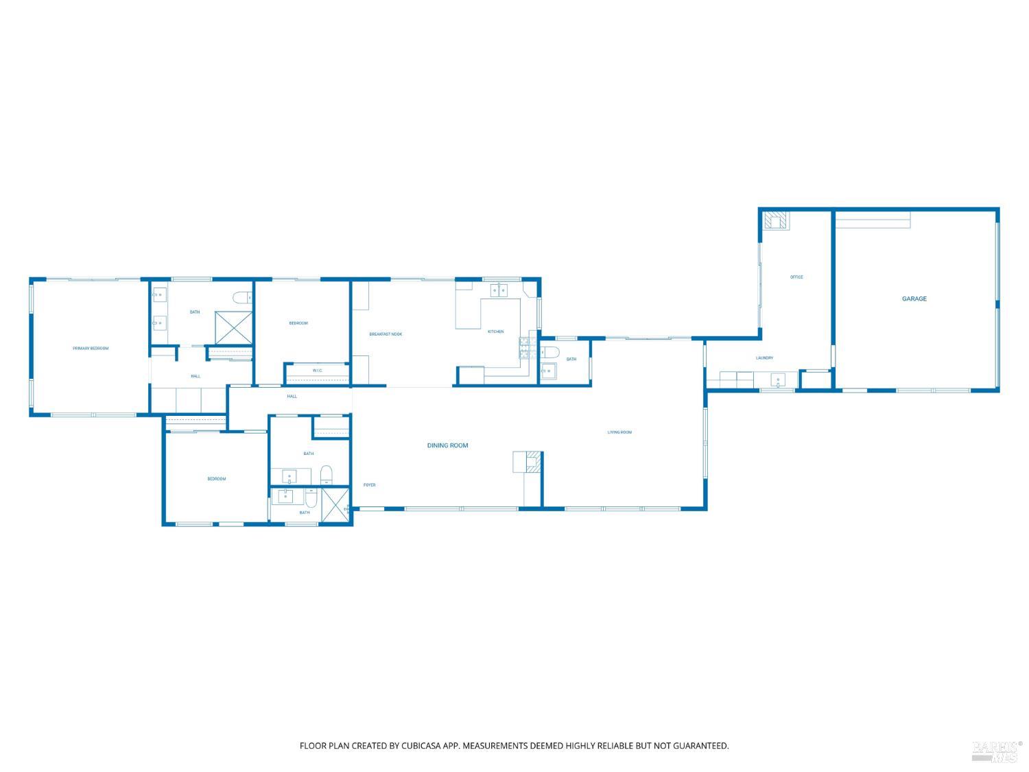 17600 Willow Creek Road Occidental, CA 95465 - Photo 79 of 79 Floor plan. It can also be seen in the disclosure package.