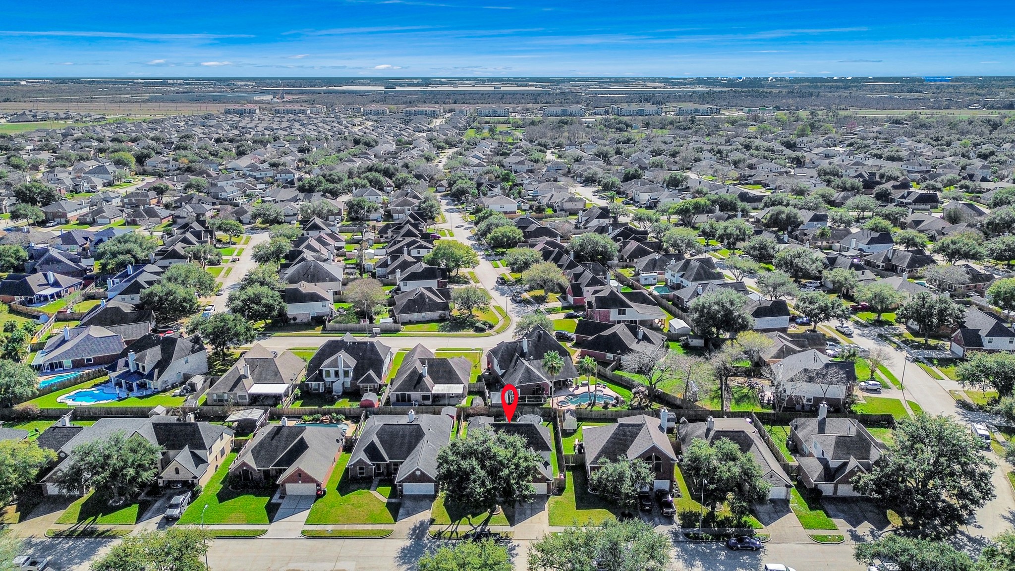 10514 Ravens Way Baytown, TX 77523 - Photo 49 of 50 Aerial View of neighborhood