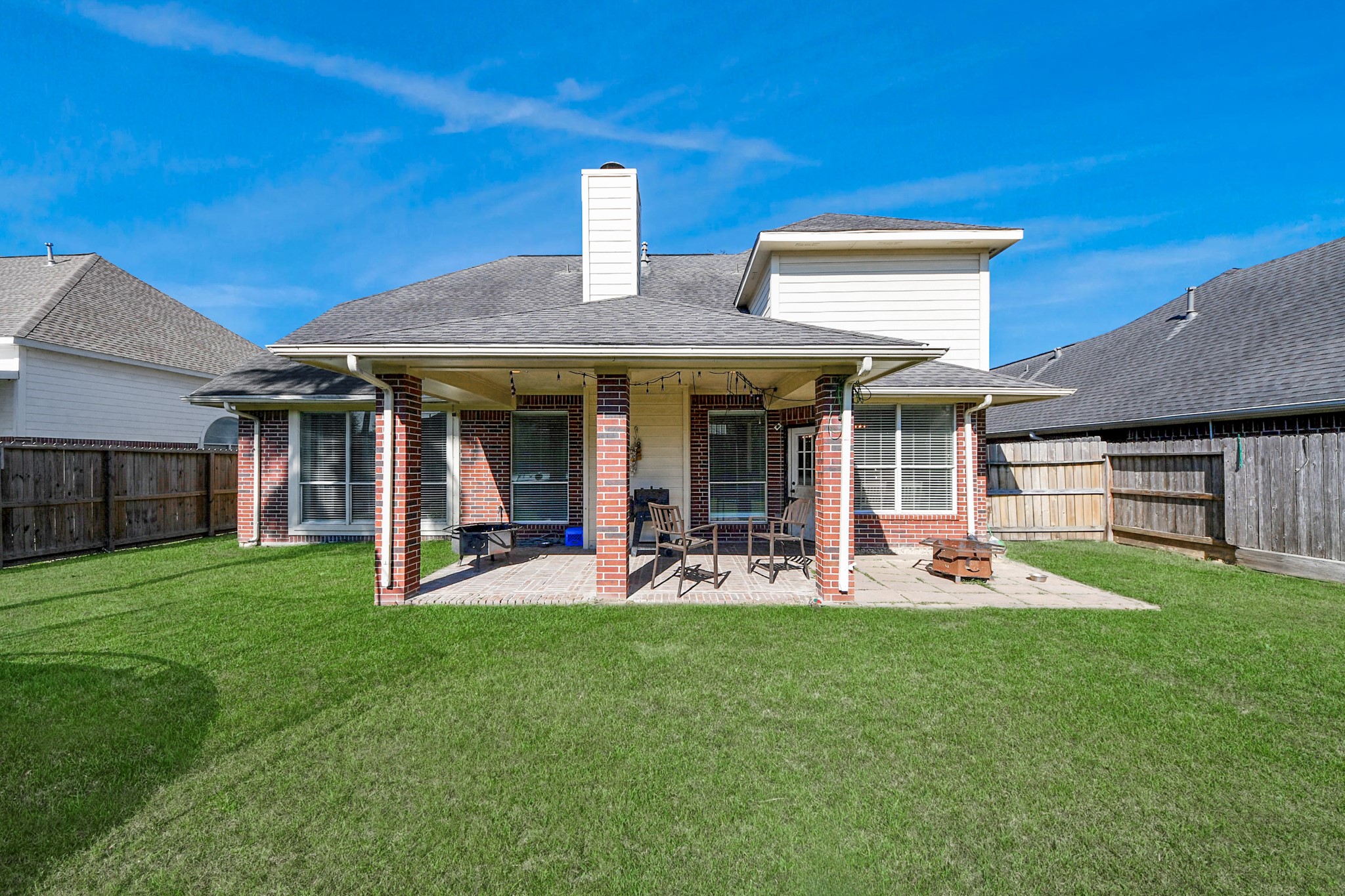 10514 Ravens Way Baytown, TX 77523 - Photo 7 of 50 Alternate view of the backyard, showing room for gardening, play, or outdoor gatherings.
