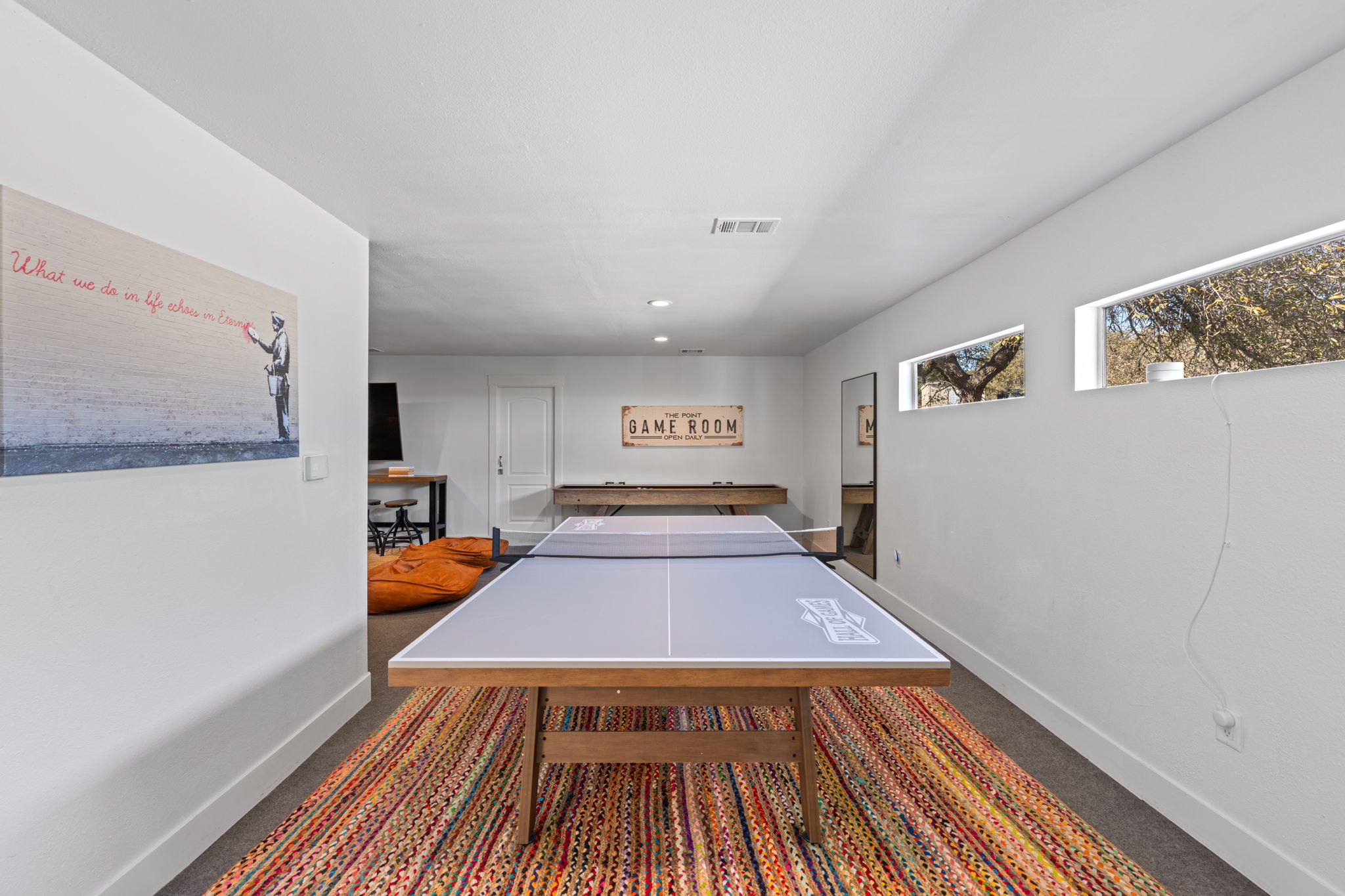 117 Point Road Fredericksburg, TX 78624 - Photo 32 of 40 Game room with baseboards and recessed lighting