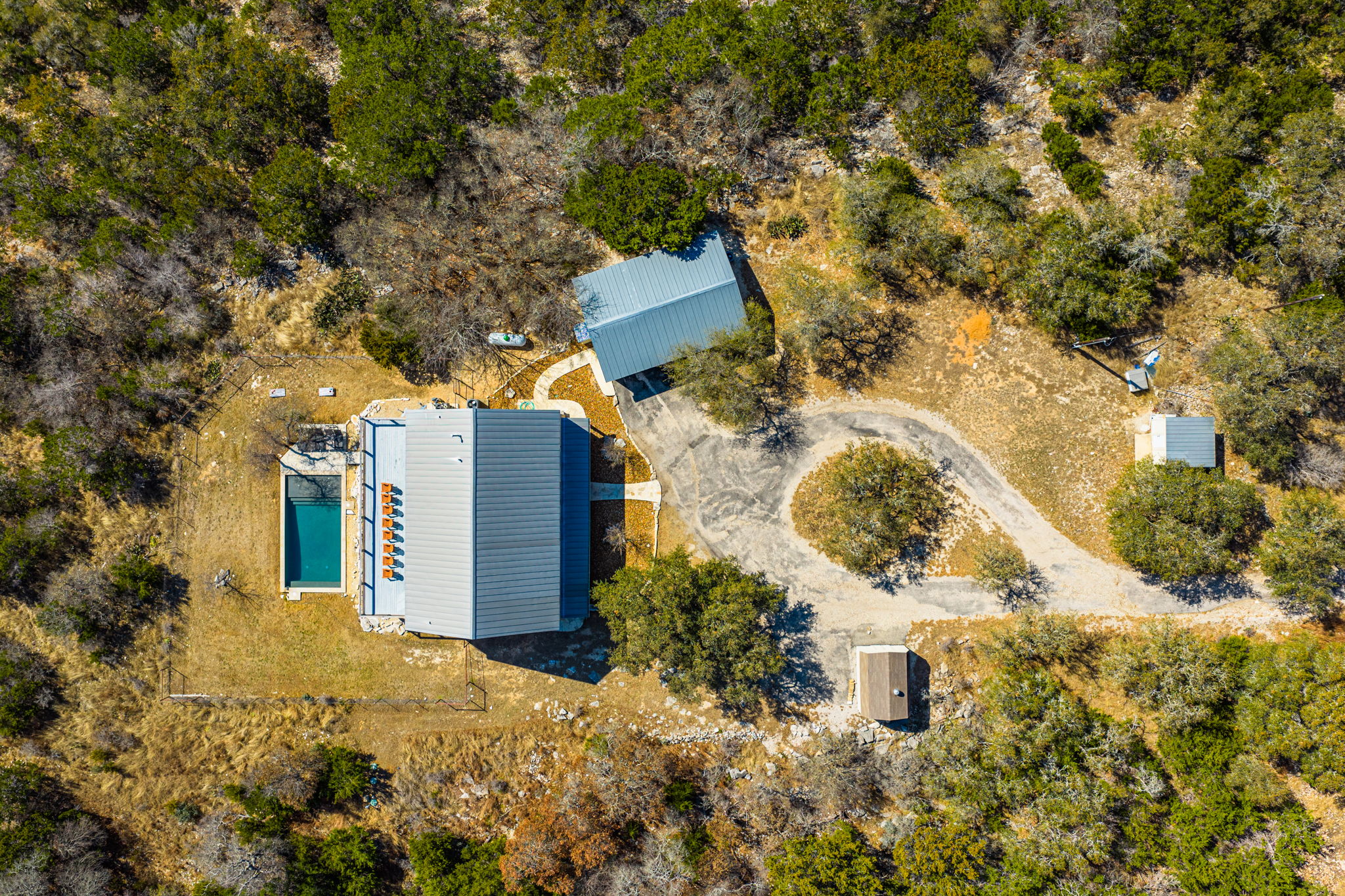 117 Point Road Fredericksburg, TX 78624 - Photo 39 of 40 Aerial view