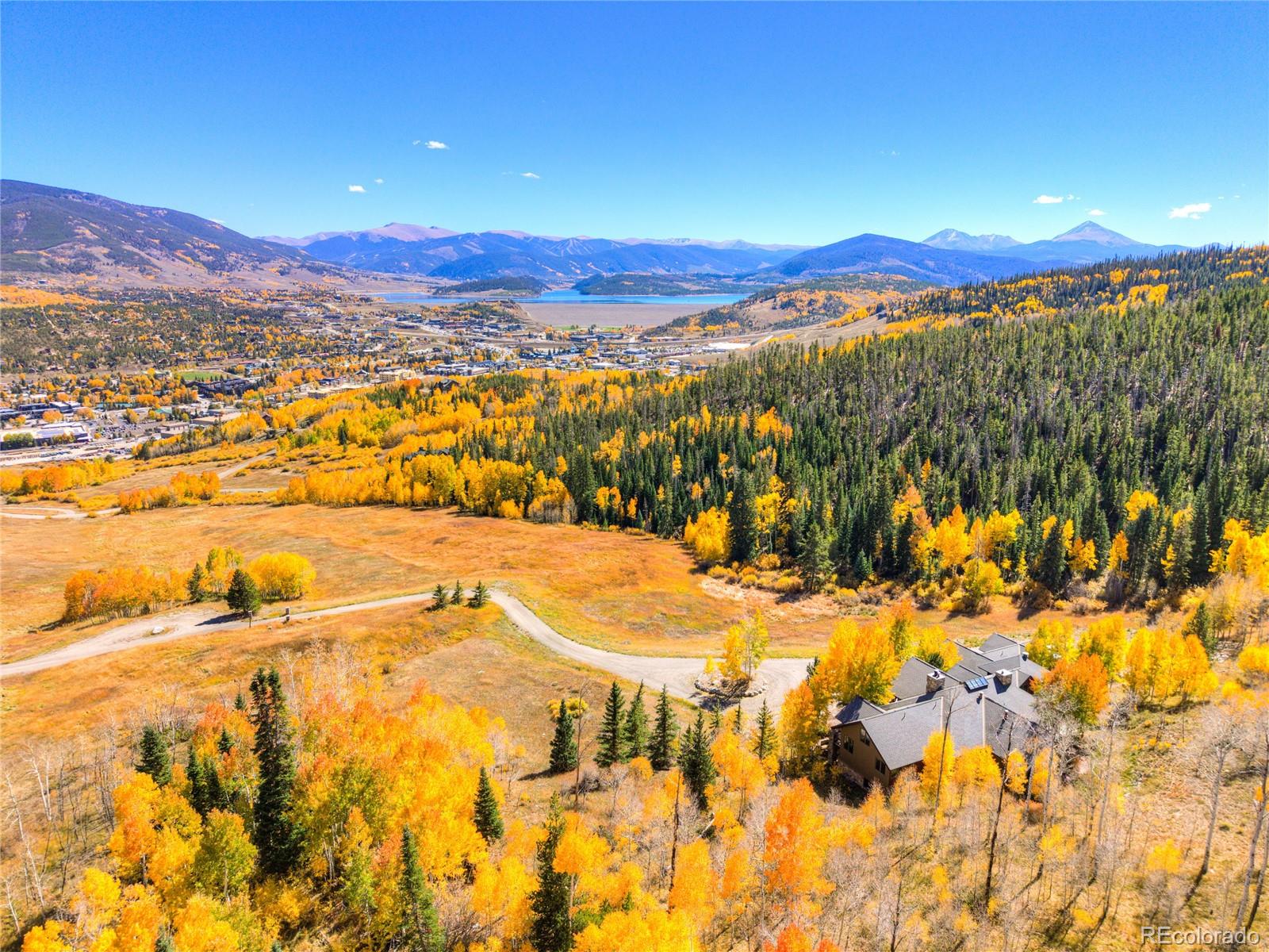 348 Jade Road Silverthorne, CO 80498 - Photo 39 of 48 a view of an aerial view of residential houses with outdoor space