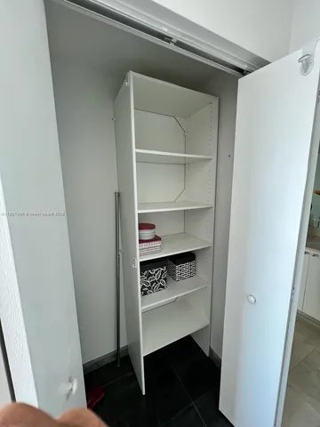 a view of walk in closet