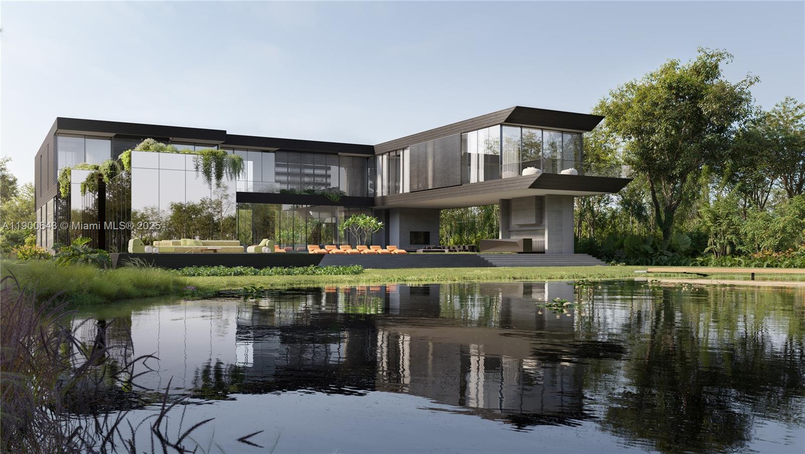 2186 Southwest 117th Avenue Davie, FL 33330 - Photo 18 of 50 a front view of a house with a lake view