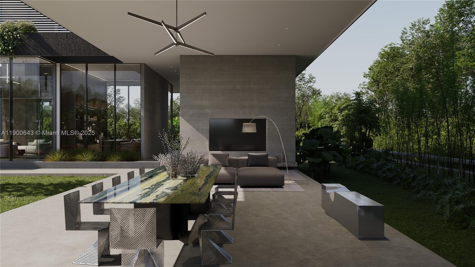 2186 Southwest 117th Avenue Davie, FL 33330 - Photo 43 of 50 a view of a patio with couches table and chairs and potted plants