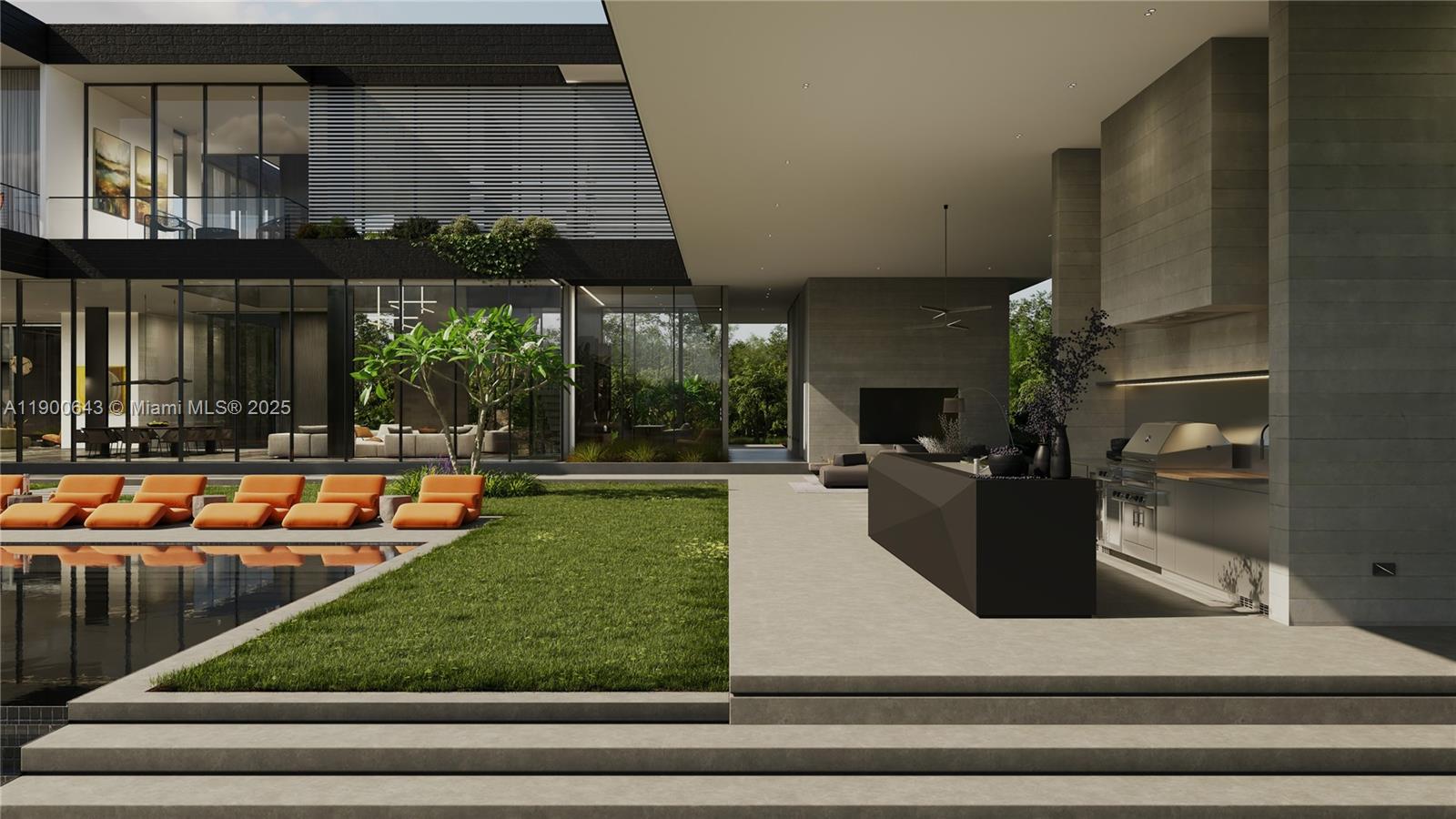 2186 Southwest 117th Avenue Davie, FL 33330 - Photo 46 of 50 a view of a house with swimming pool and sitting area