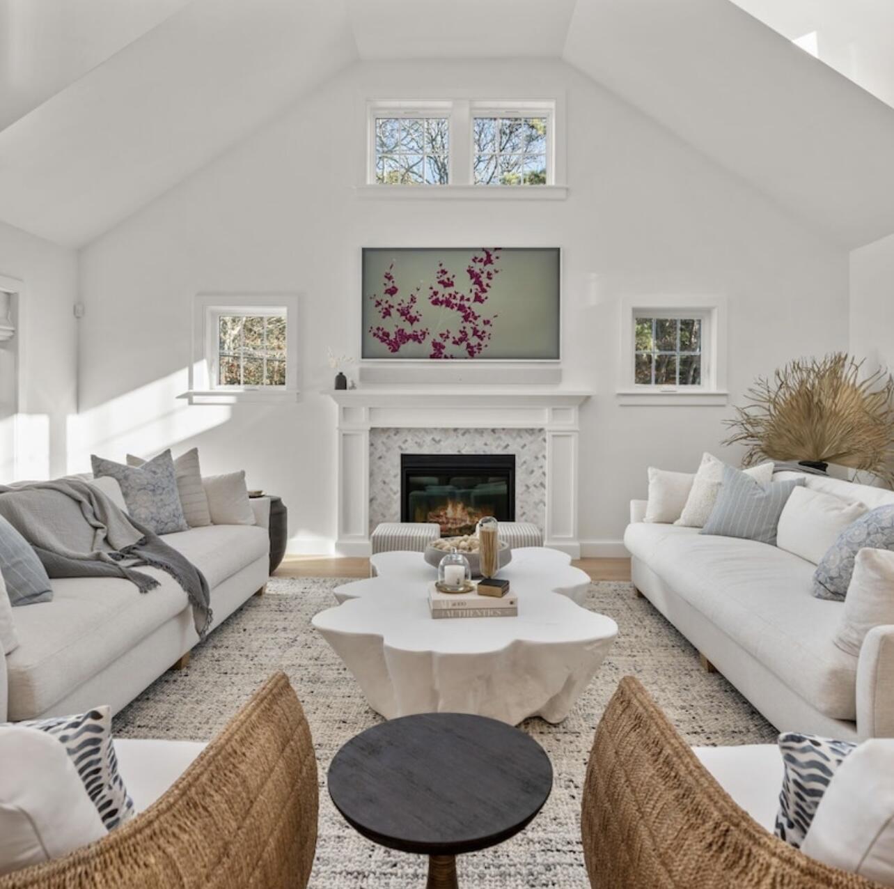 3 Azalea Lane Mashpee, MA 02649 - Photo 2 of 29 a living room with furniture and a fireplace