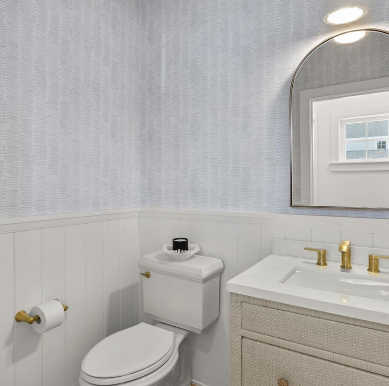 3 Azalea Lane Mashpee, MA 02649 - Photo 28 of 29 a bathroom with a sink a toilet and mirror