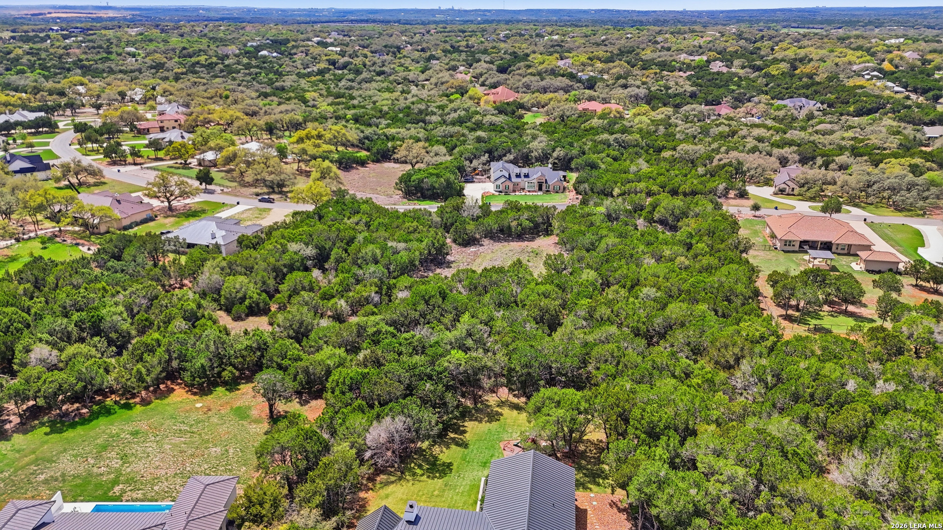 27230 Eichenbaum Road New Braunfels, TX 78132 - Photo 18 of 38 an aerial view of residential house with outdoor space and trees all around