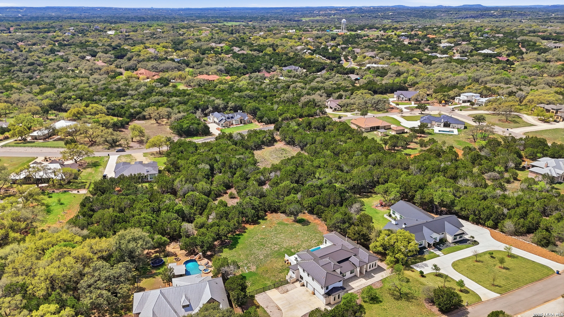 27230 Eichenbaum Road New Braunfels, TX 78132 - Photo 23 of 38 an aerial view of residential houses with outdoor space