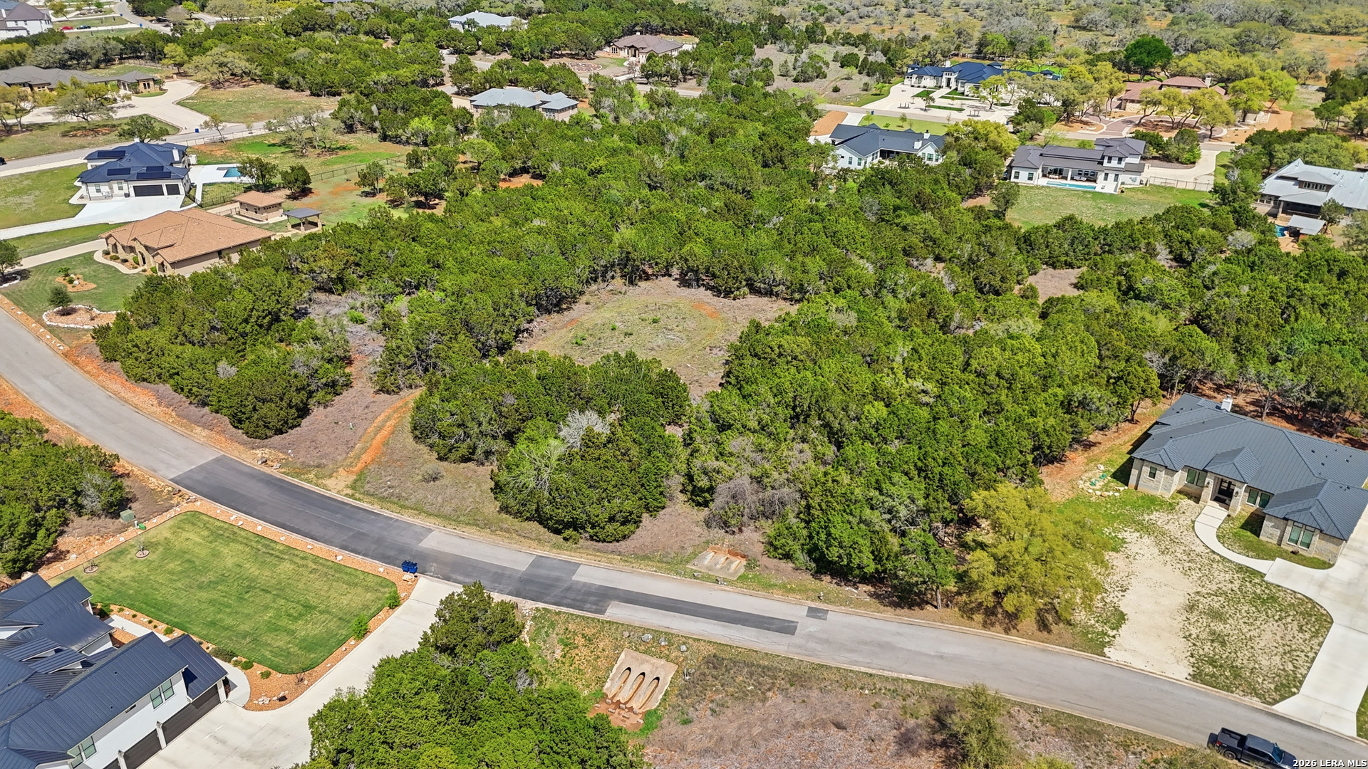 27230 Eichenbaum Road New Braunfels, TX 78132 - Photo 33 of 38 a view of a yard with potted plants