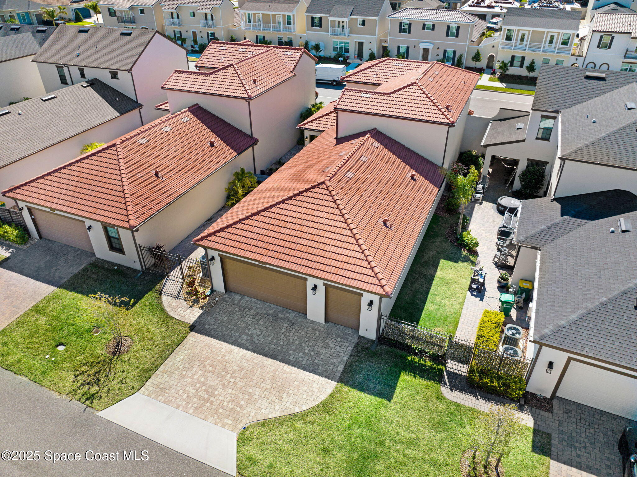 2366 Addison Drive Melbourne, FL 32940 - Photo 6 of 43 an aerial view of a house with garden