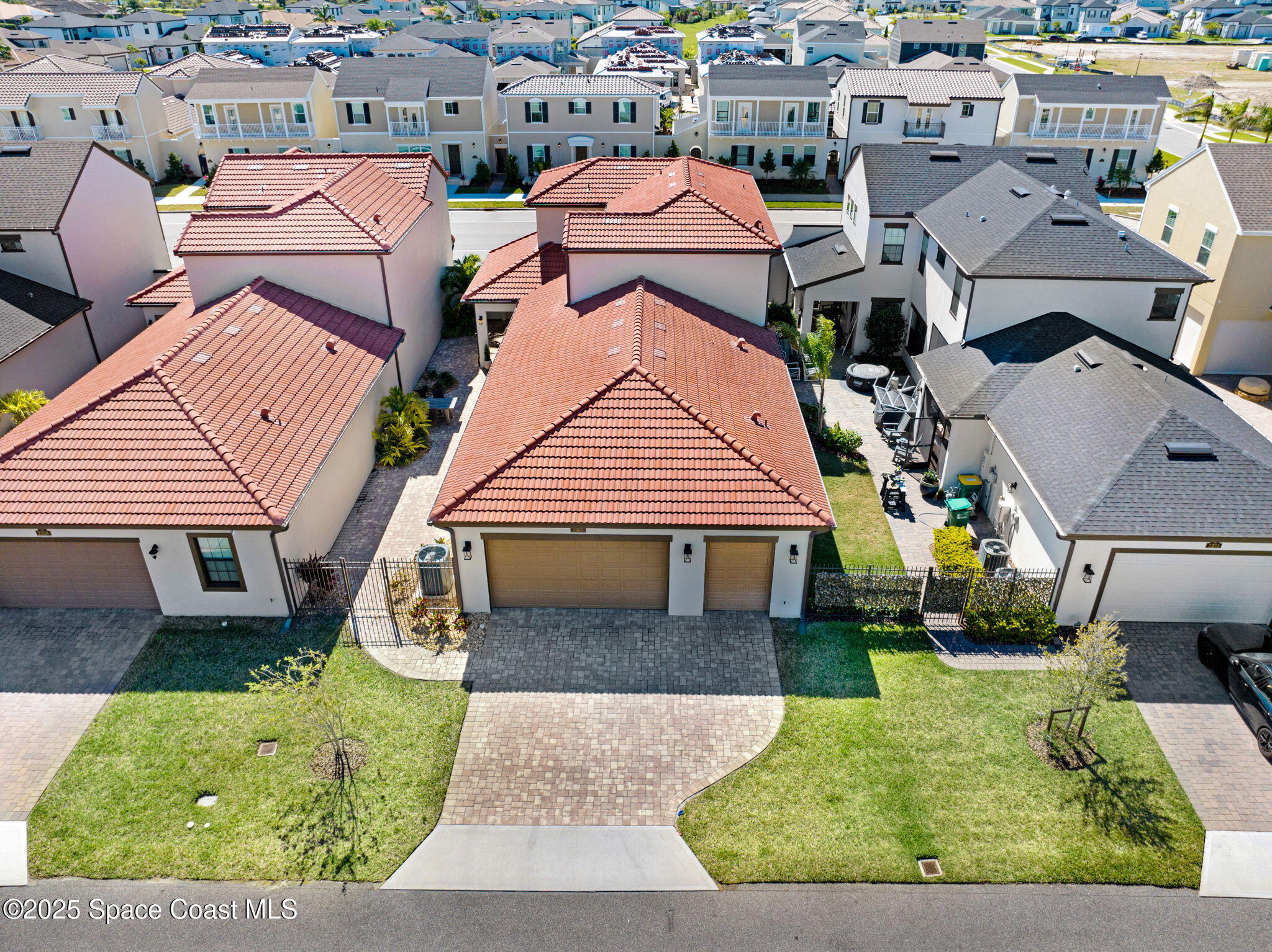 2366 Addison Drive Melbourne, FL 32940 - Photo 7 of 43 an aerial view of a houses with yard