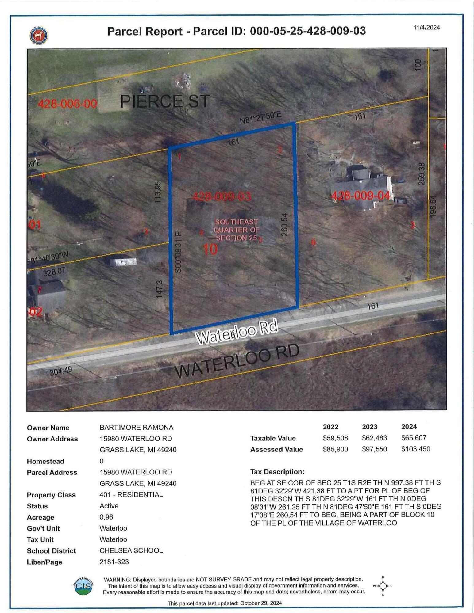 15980 Waterloo Road Grass Lake, MI 49240 - Photo 30 of 30 Aerial_ts99105