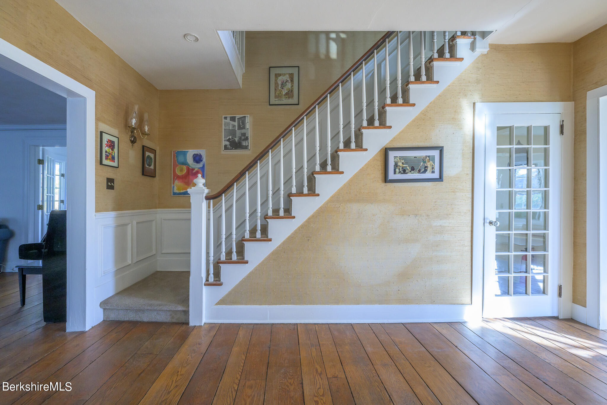 2 Cherry Street Stockbridge, MA 01262 - Photo 12 of 42 a view of entryway and hall with wooden floor