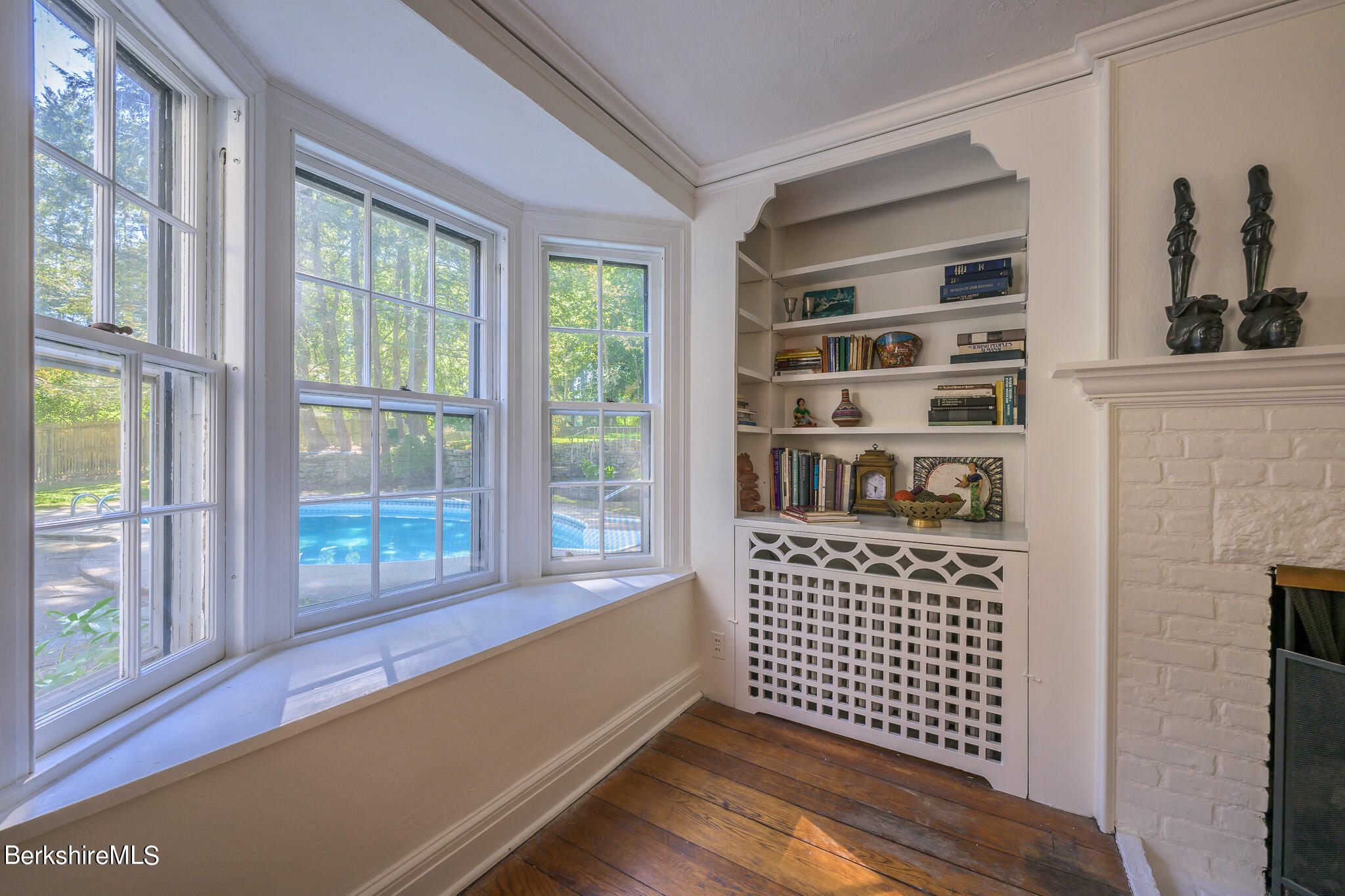 2 Cherry Street Stockbridge, MA 01262 - Photo 14 of 42 a front view of a house with a large window