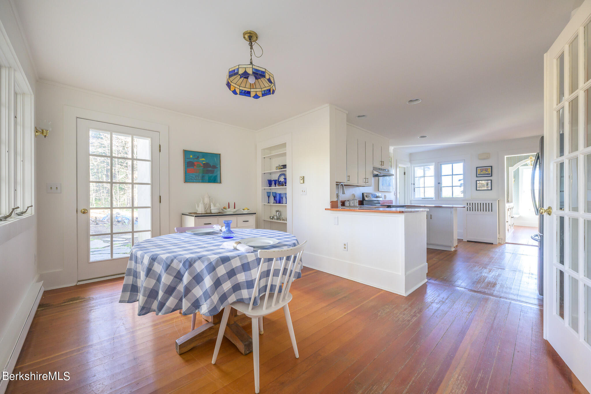 2 Cherry Street Stockbridge, MA 01262 - Photo 18 of 42 a living room with furniture and a wooden floor