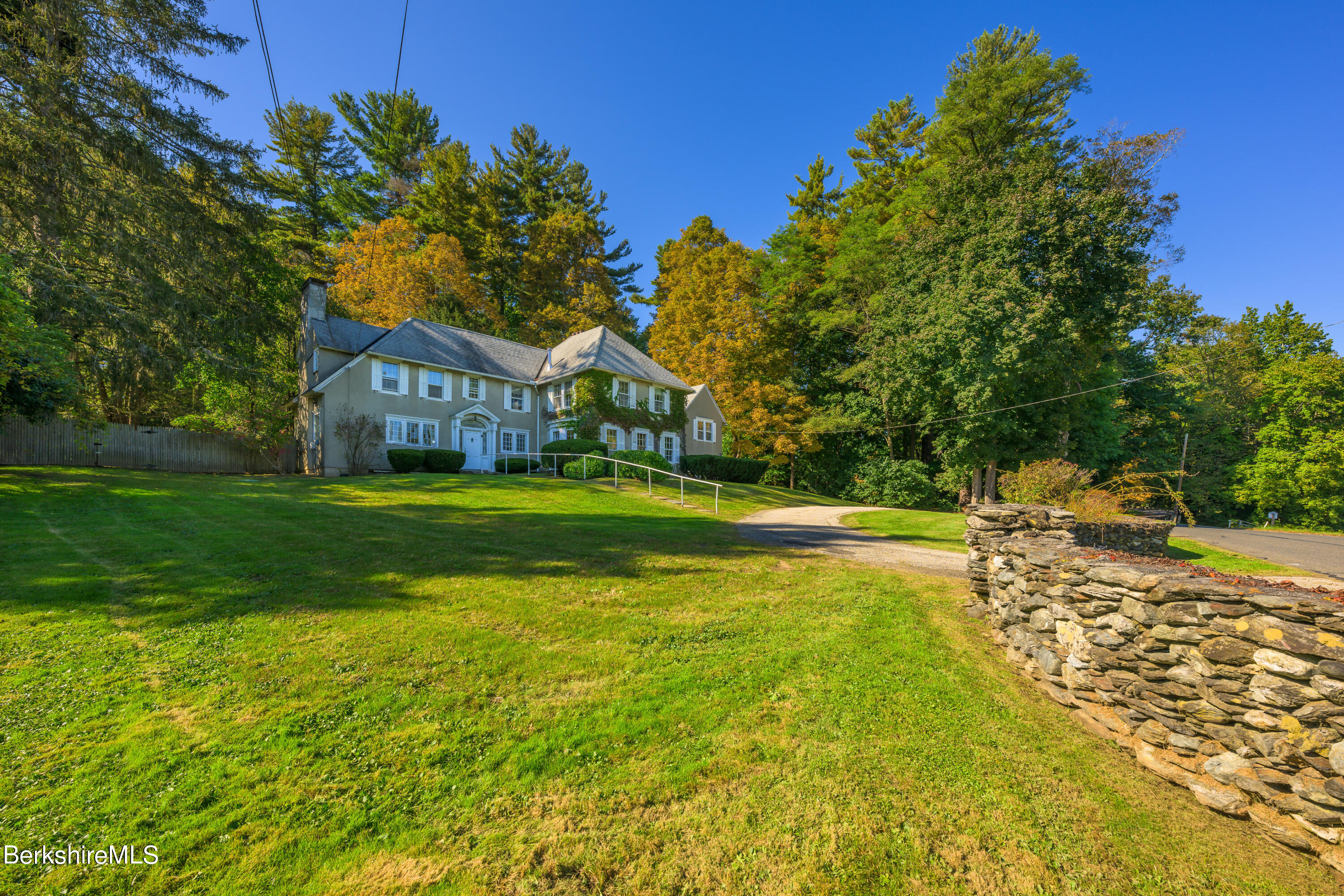 2 Cherry Street Stockbridge, MA 01262 - Photo 2 of 42 a view of a house with a big yard