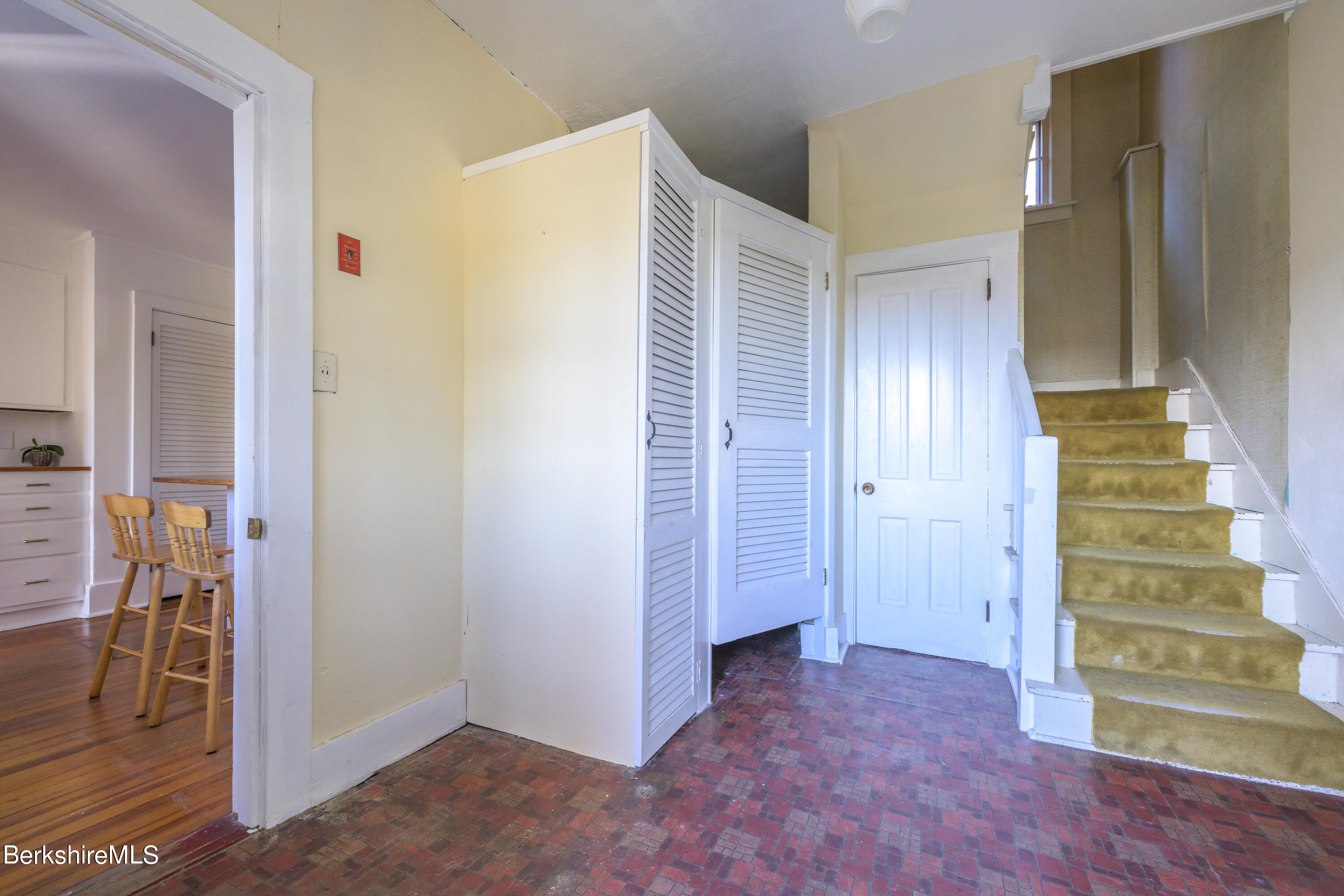 2 Cherry Street Stockbridge, MA 01262 - Photo 37 of 42 a view of front door with hallway and stairs