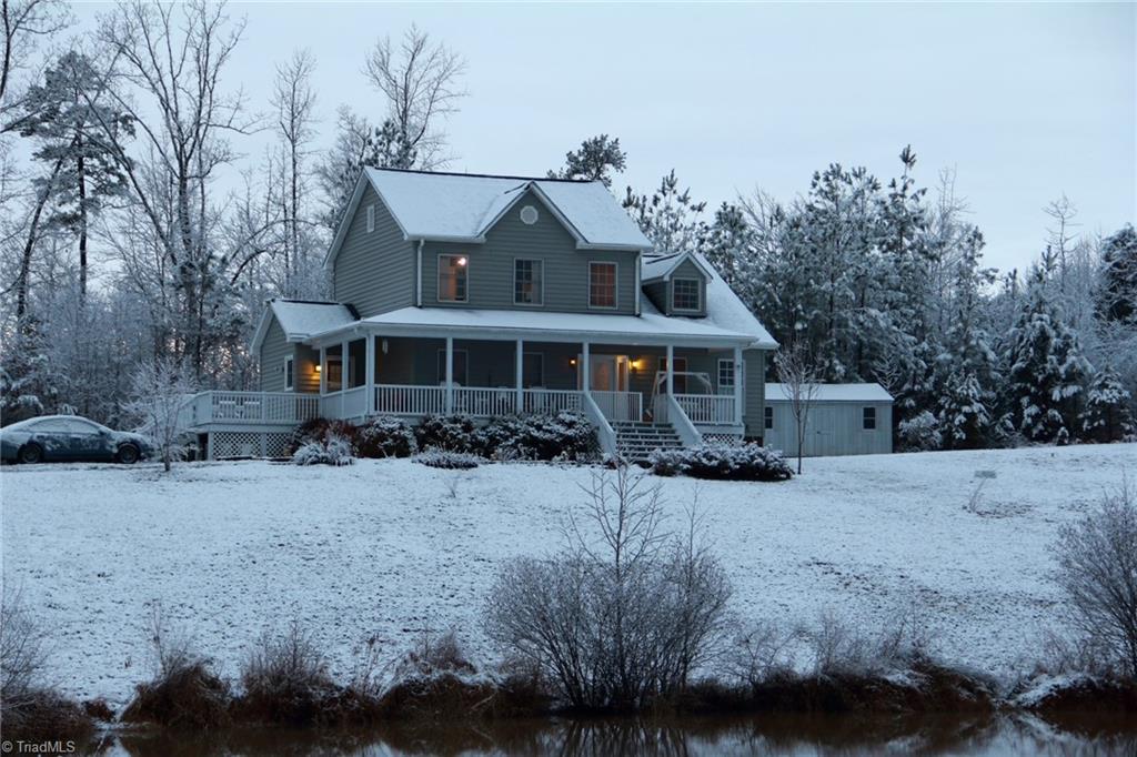 6052 David Moore Road Elon, NC 27244 - Photo 27 of 30 Winter wonderland covered with snow!