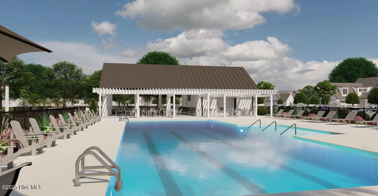 9819 Enchanted Way Leland, NC 28451 - Photo 21 of 22 Pool and covered pavilion are in and operating!