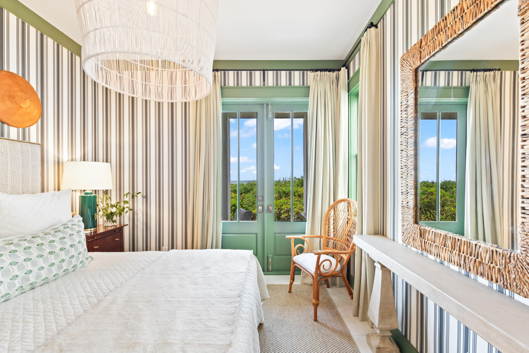 84 Windward Lane Inlet Beach, FL 32461 - Photo 14 of 67 a bedroom with a bed and a large window with outer view
