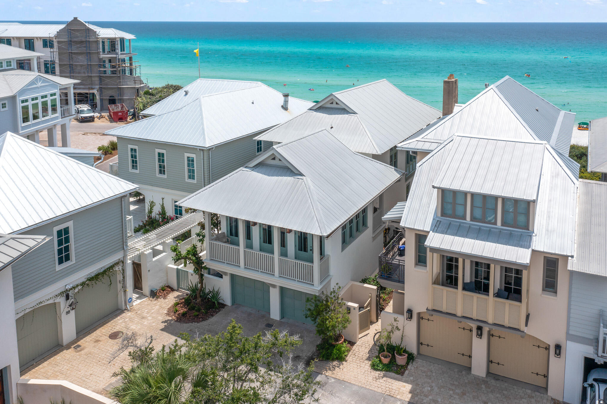 84 Windward Lane Inlet Beach, FL 32461 - Photo 3 of 67 a aerial view of a house with a garden and plants