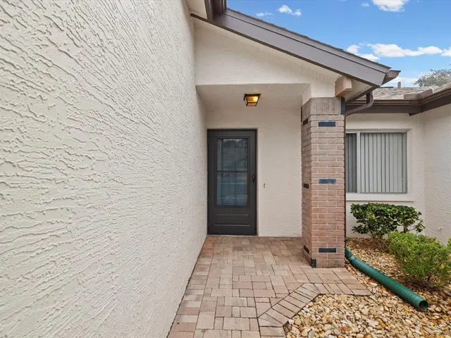 a view of front door of a house