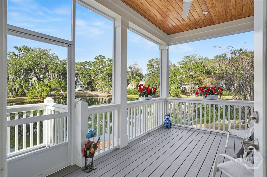 2 Top Gallant Circle Savannah, GA 31411 - Photo 31 of 40 Screened porch overlooking the stunning lagoon